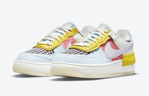 Air Force 1 Shadow _Patchwork_ style code_ dm8076-100 size_ 36-40-35f5334b